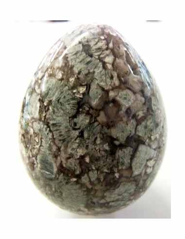 Oeuf jaspe bleu