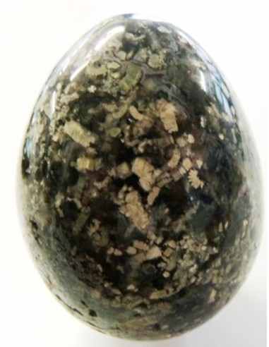 Oeuf jaspe verte