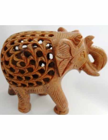 Elephant en steatite