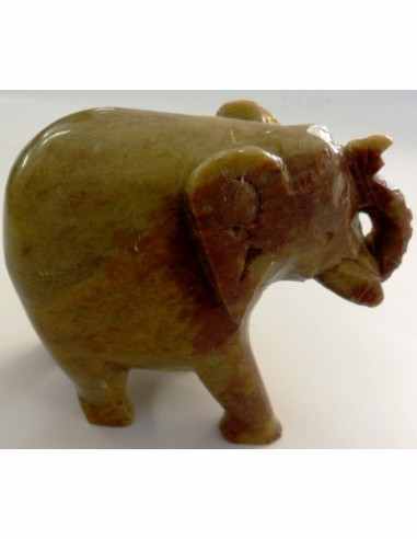 Elephant en steatite