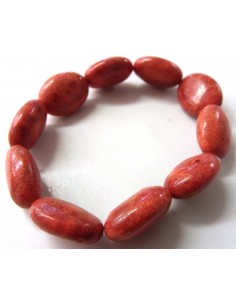 Bracelet corail rouge 17mm 2