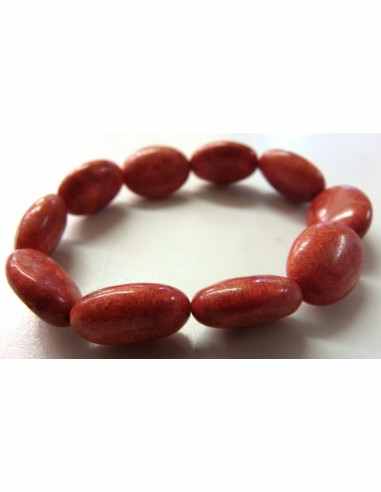 Bracelet corail rouge 17mm