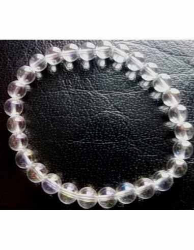 Aqua aura arc-en-ciel en bracelet