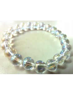 Aqua aura angel bracelet 6mm 2