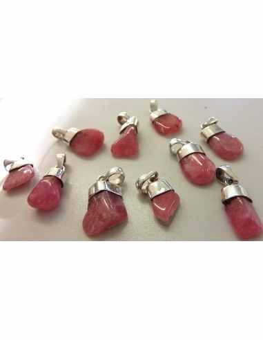 Rhodocrosite pendentif argent