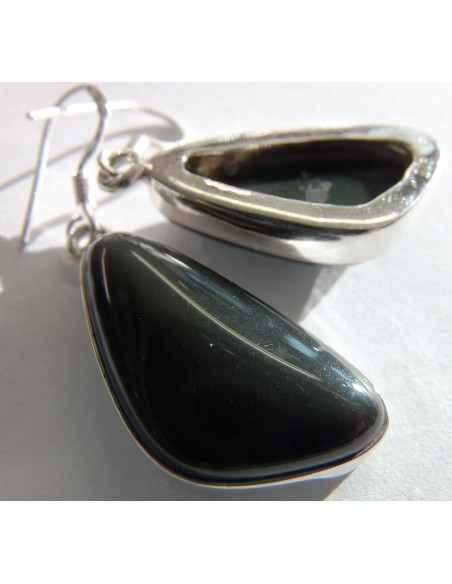 Oeil celeste Boucles d oreilles argent Oeil celeste Boucles d oreilles argent