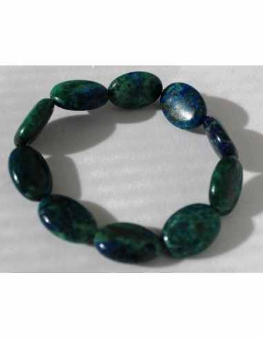 Azurite malachite ovale bracelet