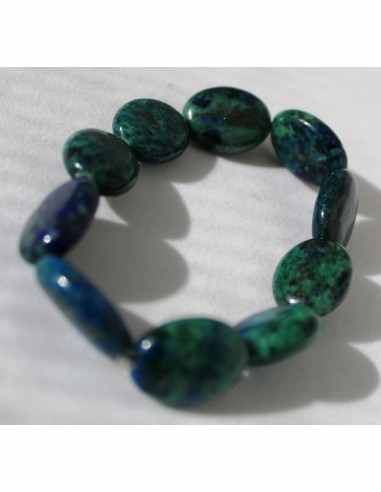 Azurite malachite ovale bracelet