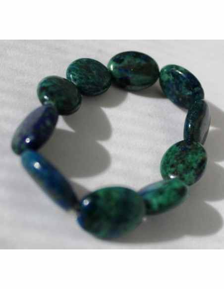Azurite malachite ovale bracelet Azurite malachite ovale bracelet