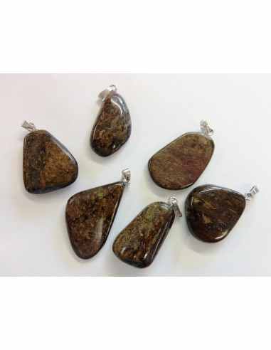 Pendenitf Bronzite argent