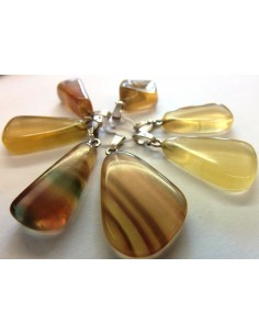 Fluorite jaune, Ytrique pendentif 2