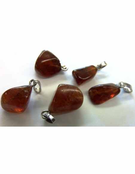 Hessonite pendentif argent Hessonite pendentif argent