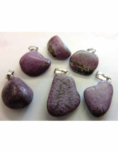 Stichtite pendentif argent Stichtite pendentif argent