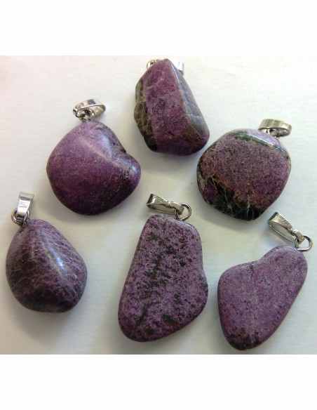 Stichtite pendentif argent Stichtite pendentif argent