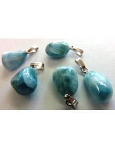 Larimar Pendentif argent