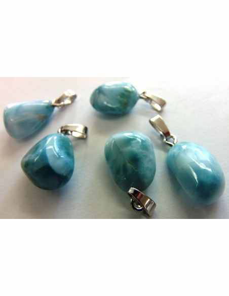 Larimar Pendentif argent