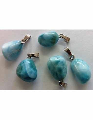 Larimar Pendentif argent