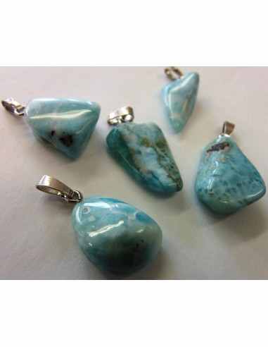 Larimar Pendentif argent
