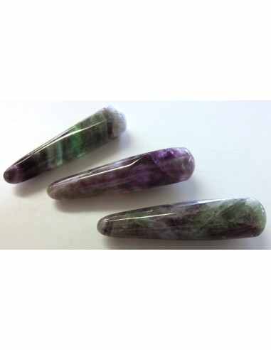 Baton massage pierre fluorite