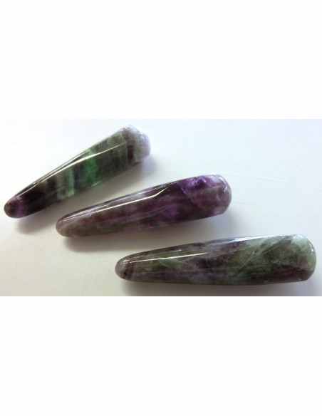Baton massage pierre fluorite