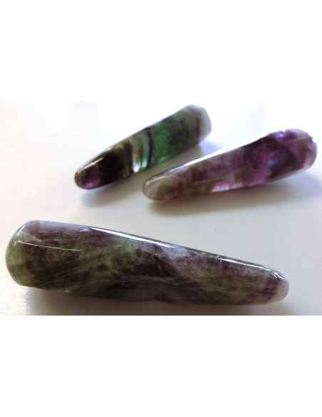 Baton massage pierre fluorite