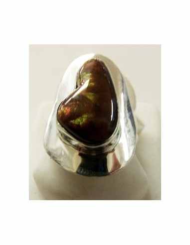 Bague Opale de feu Mexique