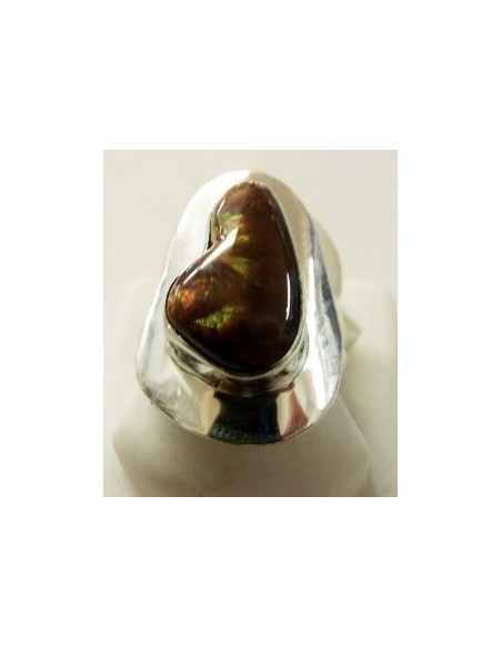 Bague Opale de feu Mexique