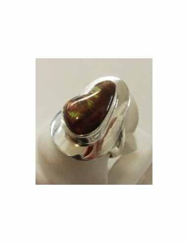 Bague Opale de feu Mexique