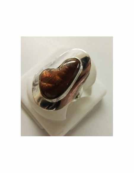 Bague Opale de feu Mexique