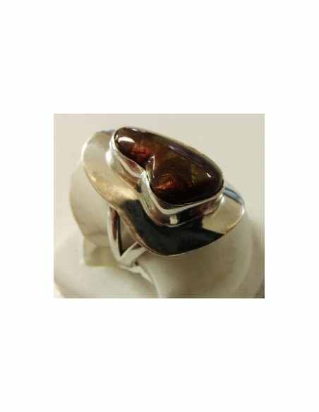 Bague Opale de feu Mexique