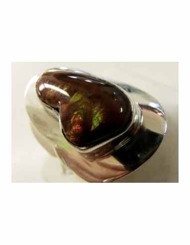 Bague Opale de feu Mexique