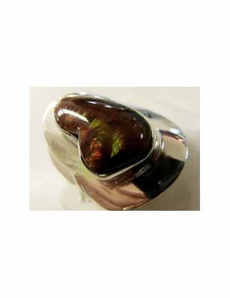Bague Opale de feu Mexique