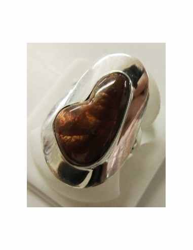 Bague Opale de feu Mexique