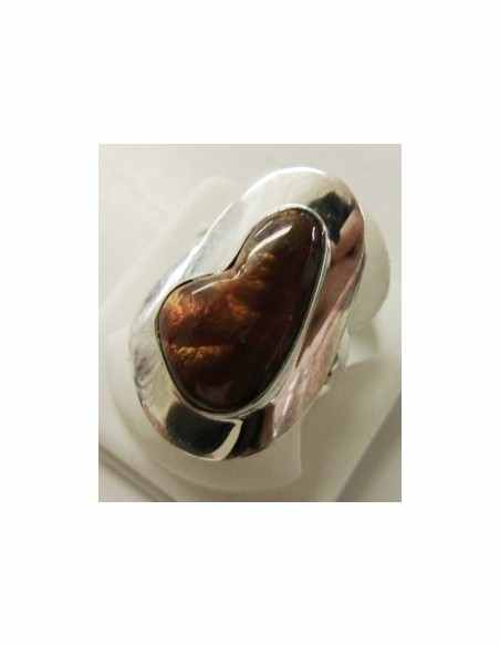 Bague Opale de feu Mexique