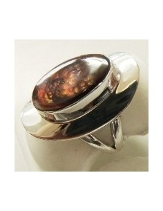 Bague Opale feu