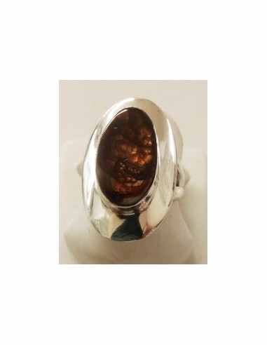 Bague Opale feu