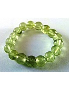Anneau pierre peridot 4mm ajustable
