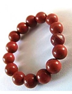 Anneau jaspe rouge ajustable 2