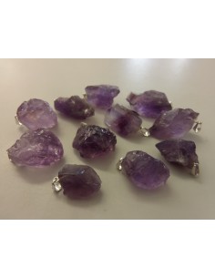 Pendentif améthyste mineral 2