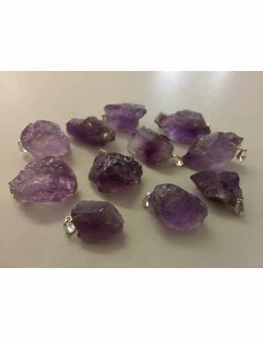 Pendentif améthyste mineral