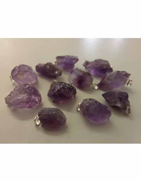 Pendentif améthyste mineral