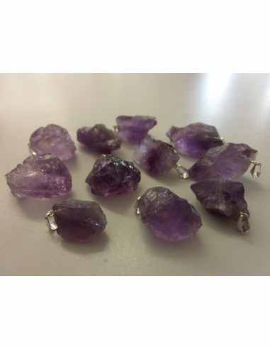 Pendentif améthyste mineral