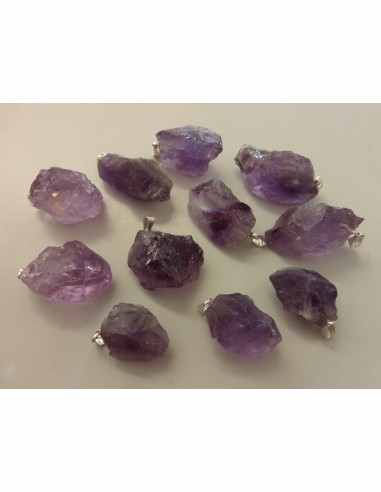 Pendentif améthyste mineral