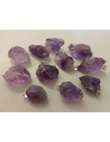 Pendentif améthyste mineral