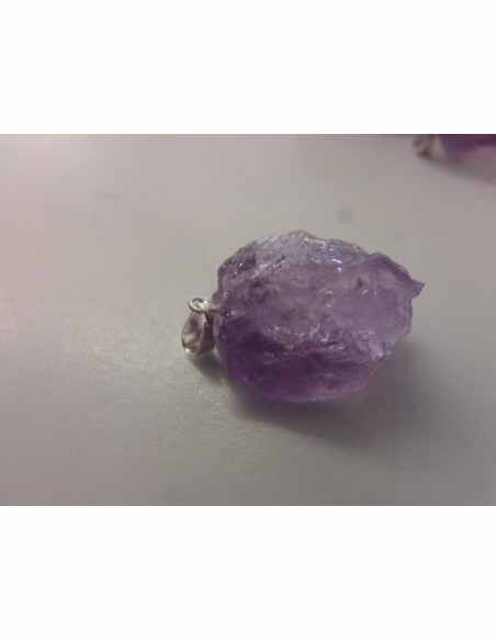 Pendentif améthyste mineral