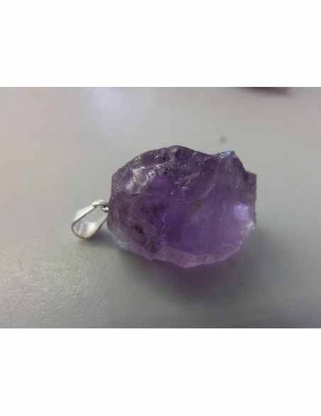Pendentif améthyste mineral