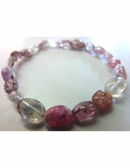 Spinelle rouge bracelet 7mm