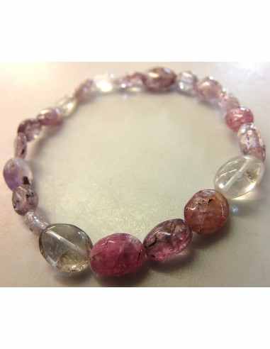 Spinelle rouge bracelet 7mm