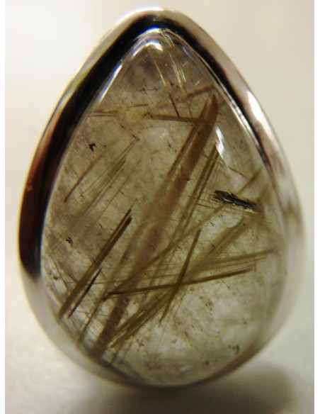 Bague Quartz rutile argent Bague Quartz rutile argent