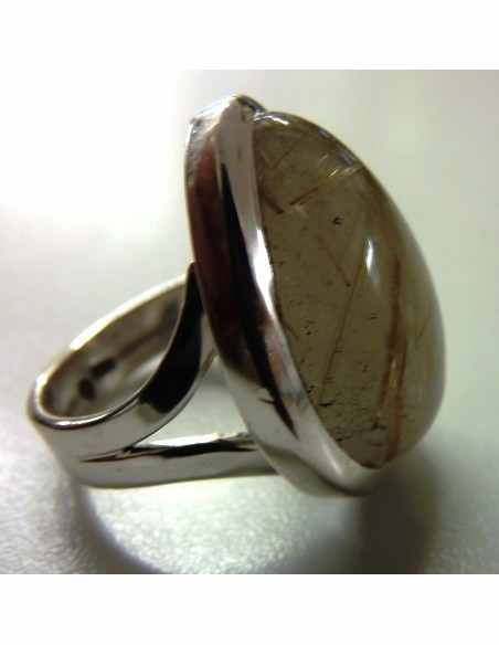 Bague Quartz rutile argent Bague Quartz rutile argent
